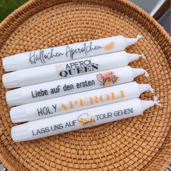 PDF - Kerzentattoo Vorlage - Aperoli- A4 Kerzentattoos zum selber drucken – Bild 3