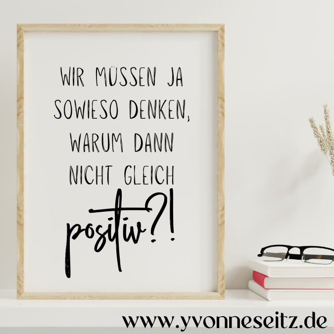 PRINT DRUCKVORLAGE PDF A4 POSTER - WIR MÜSSEN JA SOWIESO DENKEN... - Printable PDF-Datei zum selber drucken – Bild 3