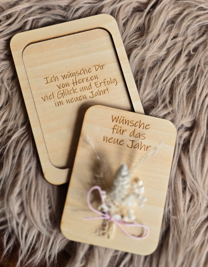 SVG Laser Datei Silvester Neujahreswünsche Karten Jahreswechsel Mitbringsel Laserdatei – Bild 8