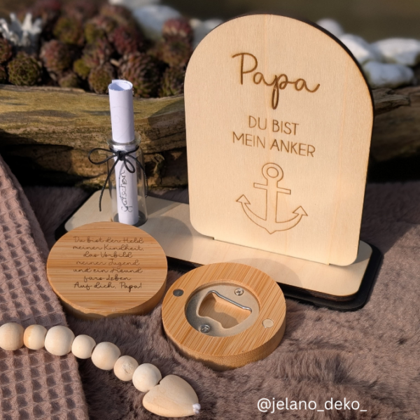 Aufsteller für 3mm und 4mm Holz Vatertag Papa Tochter für Vasen oder Kerzen SVG Laser Datei – Bild 15