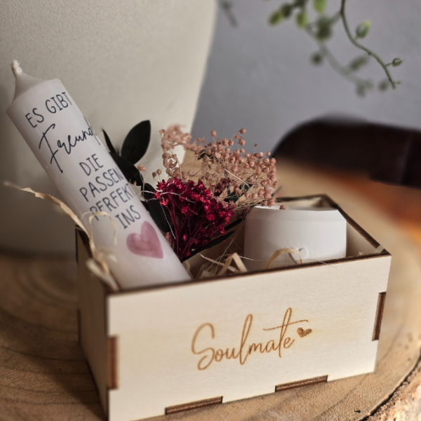 3 mm und 4 mm Geschenkbox in 3 Größen für Freundinnen Beste Freundin Kiste Geschenksets Beste Freundin BFF SVG Laserdatei Laserfile Lasercut – Bild 12