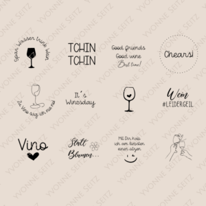SVG Laser Datei GRAVUREN FÜR WEINKORKEN SVG Datei WEIN