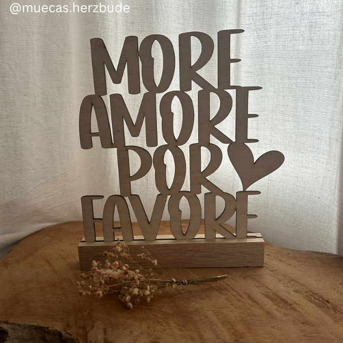SVG Laser Datei Schriftzug für Klötzchen Easy Sticks MORE AMORE PER FAVORE MORE AMOR POR FAVOR Amore Mio Ti Amo Liebe Valentinstag Lasercut – Bild 21