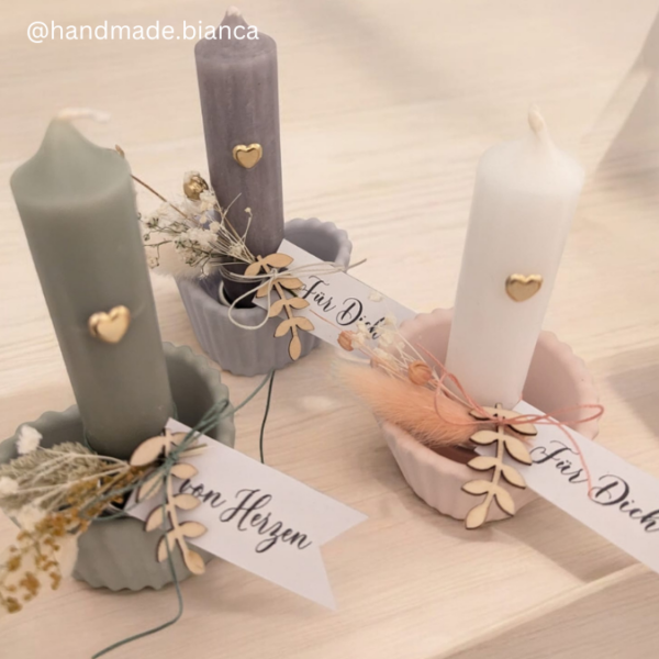 PRINT DRUCKVORLAGE PDF Geschenkanhänger 3 Designs - FÜR DICH & VON HERZEN & MIT LIEBE - Printable PDF-Datei zum selber drucken – Bild 2
