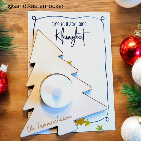 IN DER TÜTE PRINT DRUCKVORLAGE PDF Verpackung für Kleinigkeiten Geschenkkarte 2 Designs - Kleinigkeit und Ich hab da was für dich PDF-Datei zum selber drucken – Bild 4