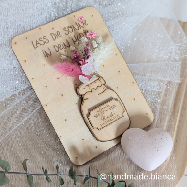 SVG Laser Datei Grußkarte Geldgeschenk Trockenblumen Vorratsglas Geschenkkarte Glas Marmeladenglas Laserdatei mit Blankos – Bild 15