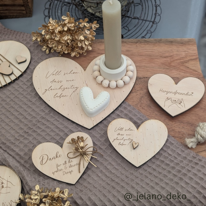 SVG Laser Datei - Geschenkherzen zum Stellen oder hängen für Gießteile Kerzenständer Blumen verschiedene Designs Laserdatei – Bild 39