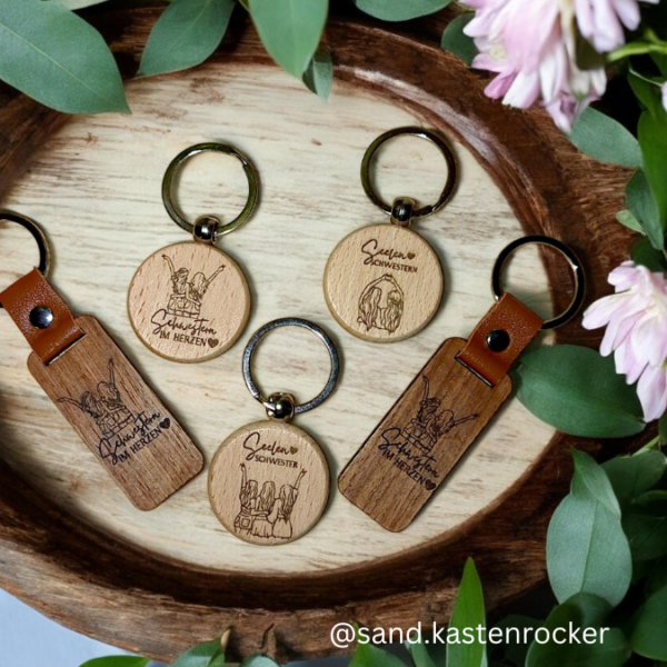 SVG Laser Datei GRAVUR FREUNDINNEN FREUNDSCHAFT BFF SVG Datei – Bild 4