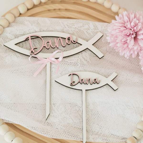 SVG Laser Datei Caketopper Pflanzenstecker zur Firmung Kirche Glaube SVG Datei – Bild 6