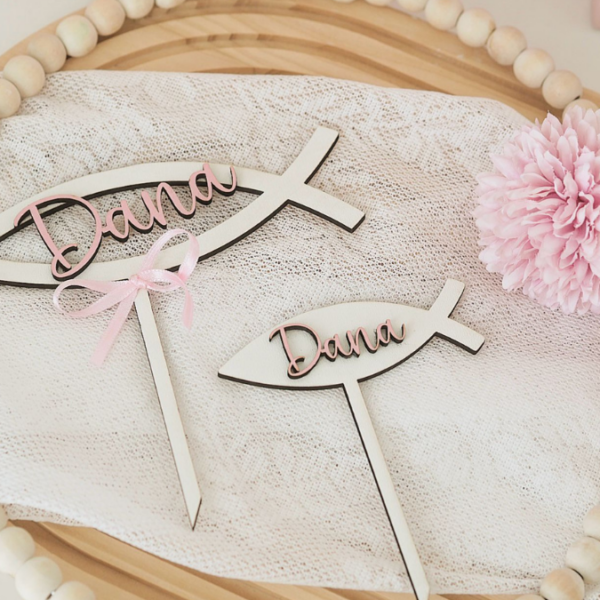 SVG Laser Datei Caketopper Pflanzenstecker zur Firmung Kirche Glaube SVG Datei – Bild 7
