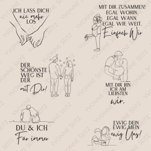 SVG Laser Datei GRAVUR LIEBE PAAR PAARE VALENTINSTAG VERLIEBT SVG Datei