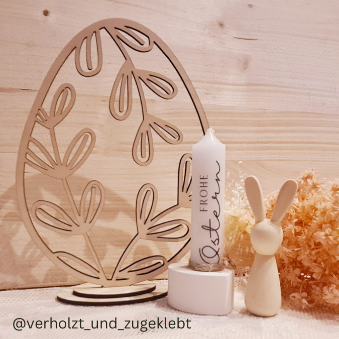 SVG Laser Datei Ei floral stehend, hängend auch als Leuchtei möglich 3mm und 4mmr SVG Datei – Bild 12