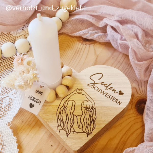 SVG Laser Datei GRAVUR FREUNDINNEN FREUNDSCHAFT BFF SVG Datei – Bild 13