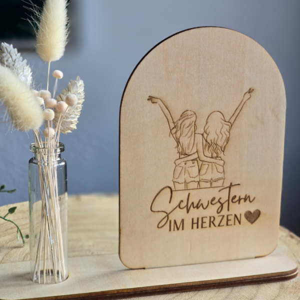 SVG Laser Datei GRAVUR FREUNDINNEN FREUNDSCHAFT BFF SVG Datei – Bild 5