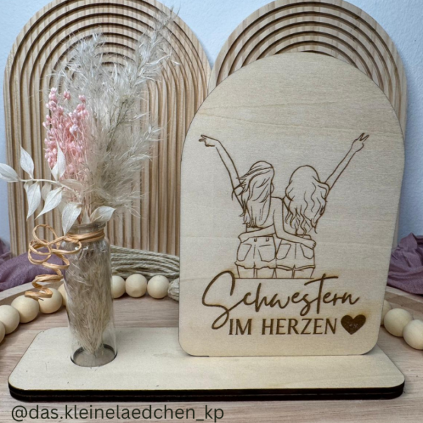 SVG Laser Datei GRAVUR FREUNDINNEN FREUNDSCHAFT BFF SVG Datei – Bild 3