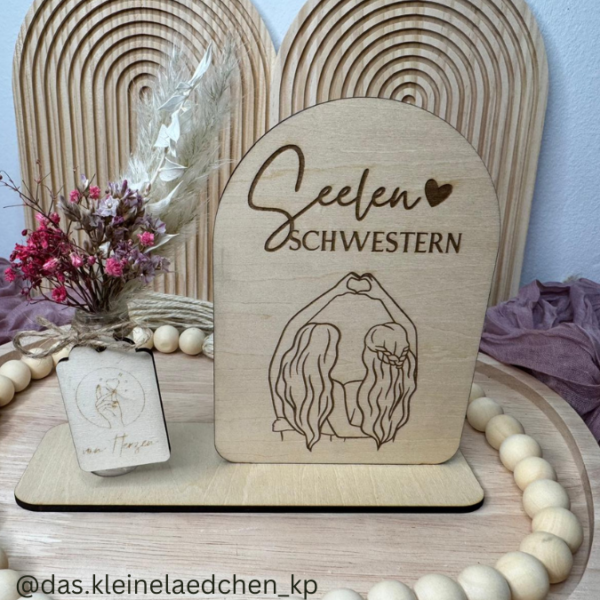 SVG Laser Datei GRAVUR FREUNDINNEN FREUNDSCHAFT BFF SVG Datei – Bild 2