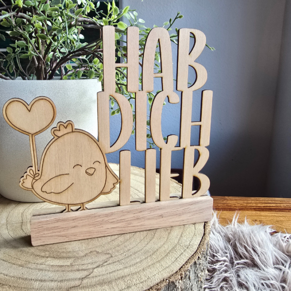 SVG Laser Datei Schriftzug für Klötzchen Easy Sticks Hab dich lieb hdl Wichtel Wichtelig Liebe Valentinstag Lasercut – Bild 7