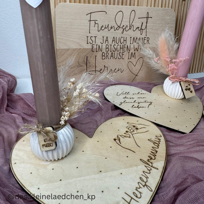 SVG Laser Datei - Geschenkherzen zum Stellen oder hängen für Gießteile Kerzenständer Blumen verschiedene Designs Laserdatei – Bild 26
