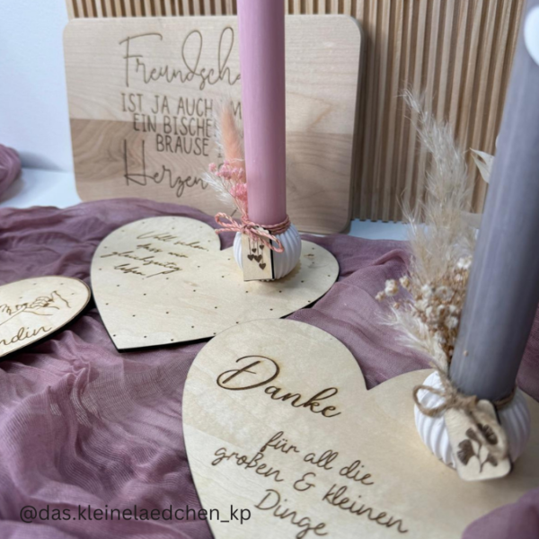 SVG Laser Datei - Geschenkherzen zum Stellen oder hängen für Gießteile Kerzenständer Blumen verschiedene Designs Laserdatei – Bild 28