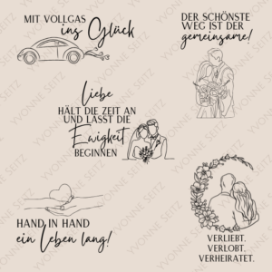 SVG Laser Datei GRAVUR Hochzeit Liebe Brautpaar Wedding Trauung SVG Datei