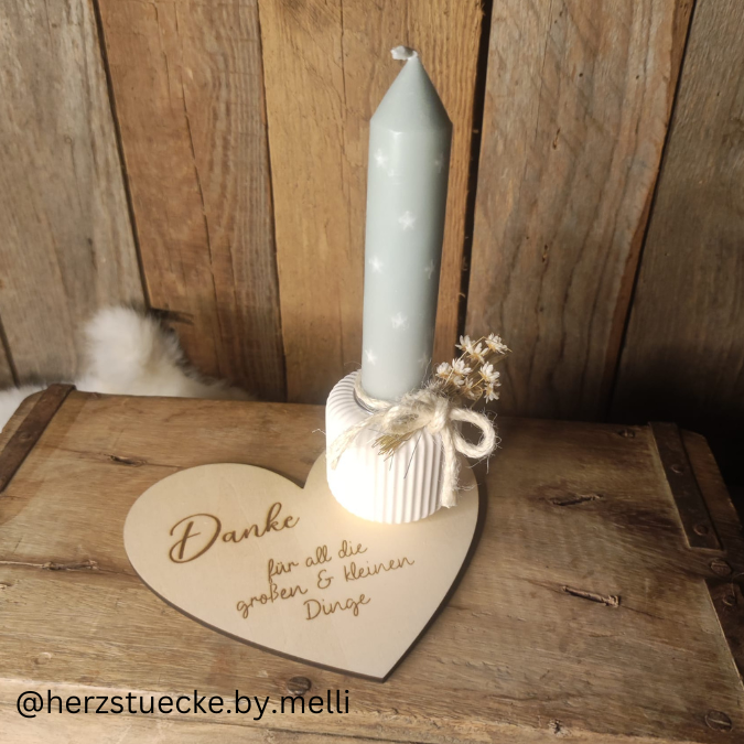 SVG Laser Datei - Geschenkherzen zum Stellen oder hängen für Gießteile Kerzenständer Blumen verschiedene Designs Laserdatei – Bild 30