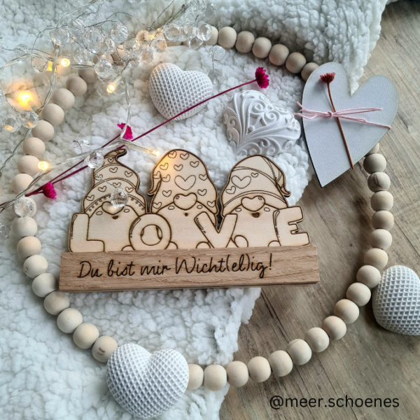 SVG Laser Datei Schriftzug für Klötzchen Easy Sticks Hab dich lieb hdl Wichtel Wichtelig Liebe Valentinstag Lasercut – Bild 8