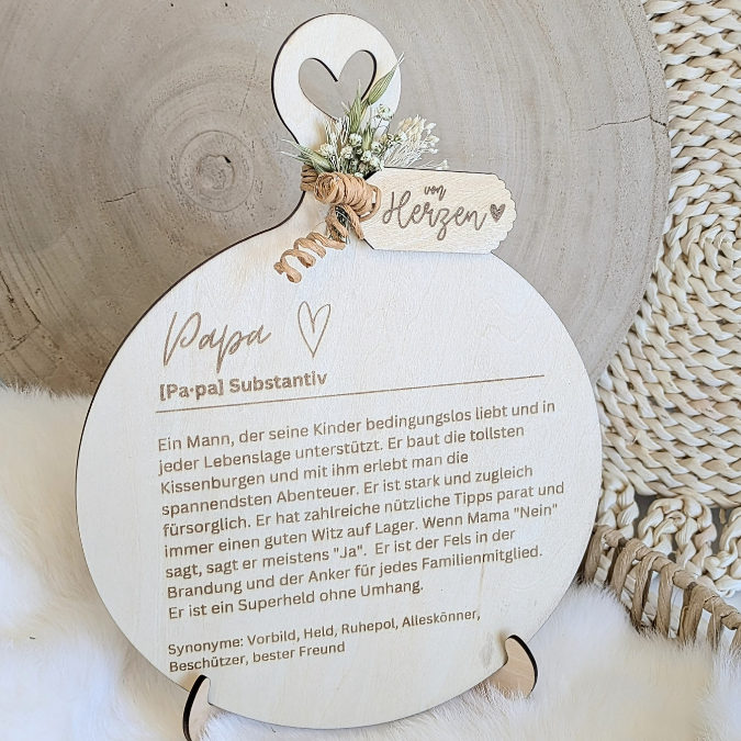 SVG Laser Datei Gravur PAPA Substantiv Bedeutung – Bild 3