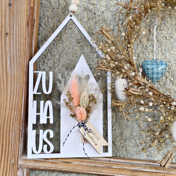 SVG Laser Datei Kranz 2er Set Haus Kranz zum aufhängen Häuser Zuhaus Hauskranz Laserdatei – Bild 14