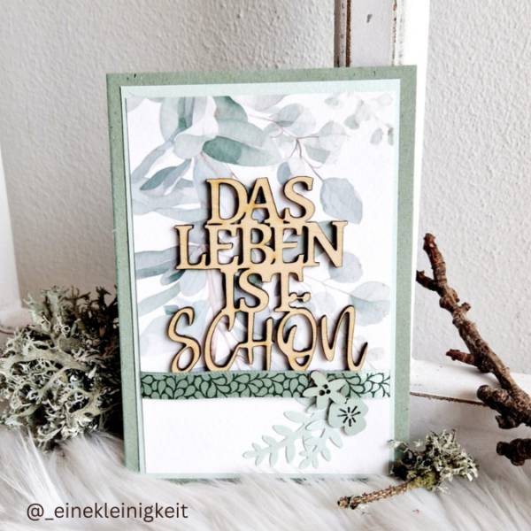 SVG Laser Datei Schriftzug für Klötzchen Easy Sticks DAS LEBEN IST SCHÖN – Bild 15