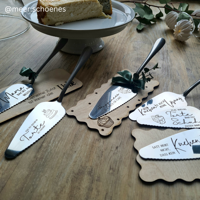 Laserdatei Halter für Tortenheber Kuchenheber Tortenmesser Verpackung Kleinigkeiten Geschenkidee SVG Laser Datei – Bild 10