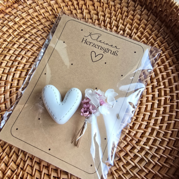 IN DER TÜTE PRINT DRUCKVORLAGE PDF Verpackung für Kleinigkeiten Geschenkkarte 2 Designs - Liebe in der Tüte UND Herzensgruß PDF-Datei zum selber drucken – Bild 3