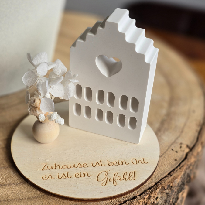 SVG Laser Datei - Geschenkscheiben für Gießteile Home Zuhause Heimathafen Ankerplatz mit kleinen Häuschen für Gießteile Laserdatei – Bild 27