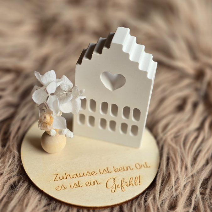 SVG Laser Datei - Geschenkscheiben für Gießteile Home Zuhause Heimathafen Ankerplatz mit kleinen Häuschen für Gießteile Laserdatei – Bild 28