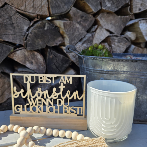 SVG Laser Datei Schriftzug für Klötzchen Klötzchen Rahmen Easy Sticks Du bist am schönsten wenn du glücklich bist 3 Designs Lasercut – Bild 9