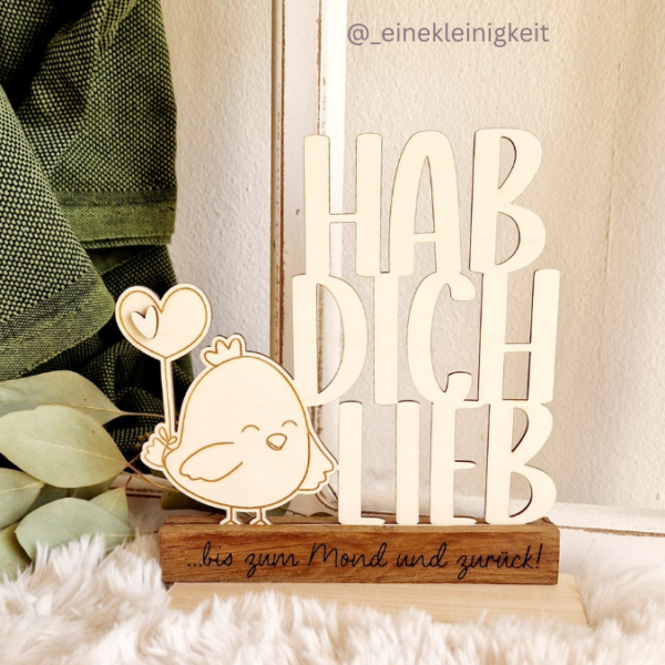 SVG Laser Datei Schriftzug für Klötzchen Easy Sticks Hab dich lieb hdl Wichtel Wichtelig Liebe Valentinstag Lasercut – Bild 6