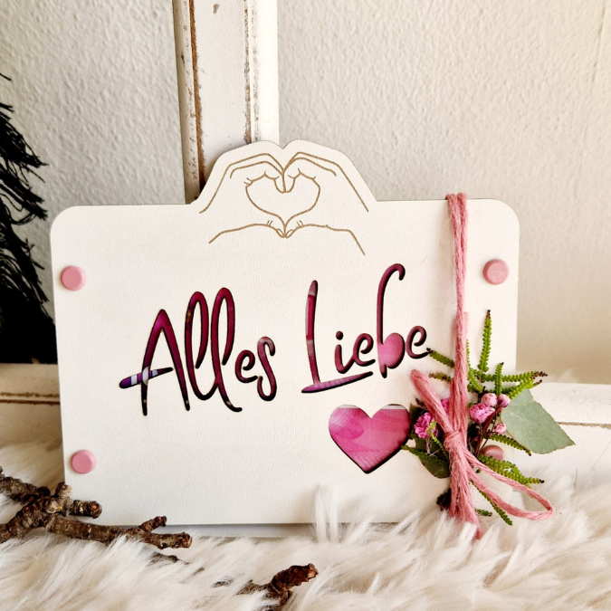 SVG Laser Datei Geburtstag Geldgeschenk Verpackung für Geld Geldkarten Gutscheinkarten Laserdatei – Bild 26