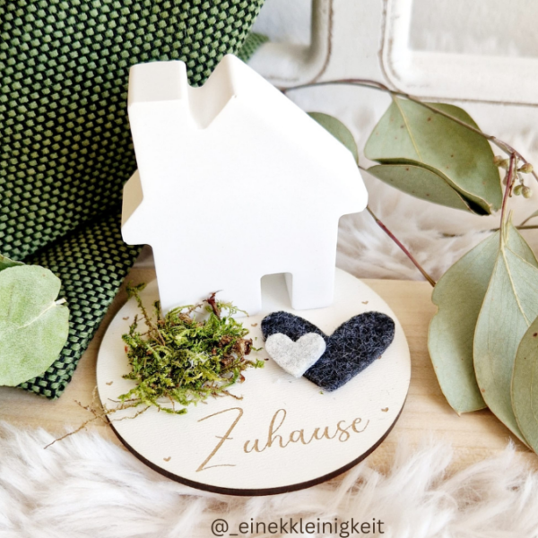 SVG Laser Datei - Geschenkscheiben für Gießteile Home Zuhause Heimathafen Ankerplatz mit kleinen Häuschen für Gießteile Laserdatei – Bild 7