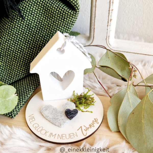 SVG Laser Datei - Geschenkscheiben für Gießteile Home Zuhause Heimathafen Ankerplatz mit kleinen Häuschen für Gießteile Laserdatei – Bild 13
