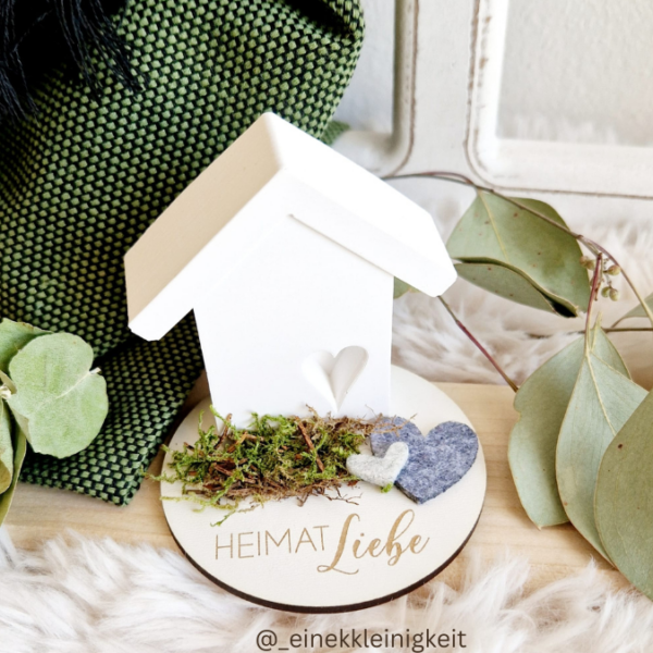 SVG Laser Datei - Geschenkscheiben für Gießteile Home Zuhause Heimathafen Ankerplatz mit kleinen Häuschen für Gießteile Laserdatei – Bild 8