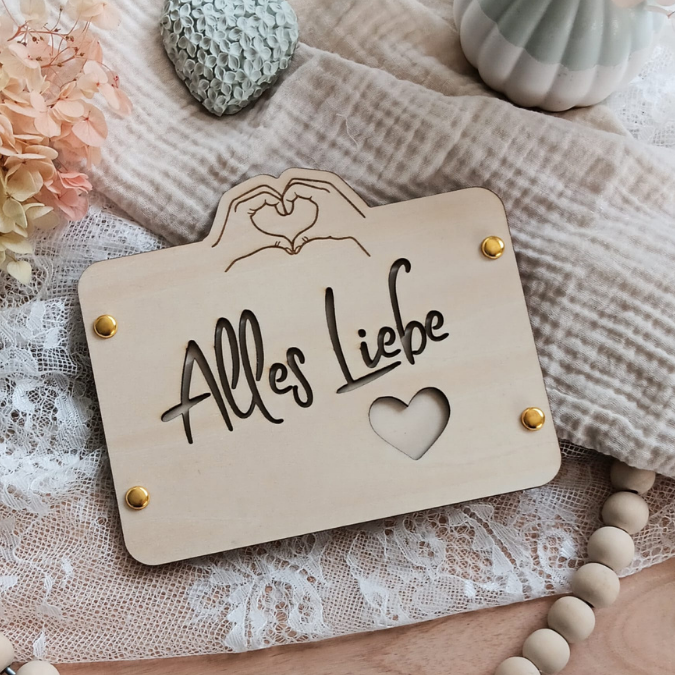 SVG Laser Datei Geburtstag Geldgeschenk Verpackung für Geld Geldkarten Gutscheinkarten Laserdatei – Bild 19