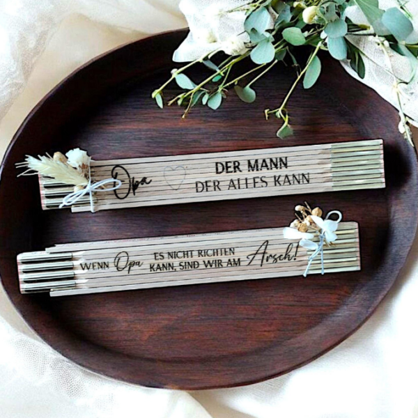 SVG Laser Datei Männer Papa Opa Bundle Gravuren für Zollstöcke Meterstab Werkzeug SVG Datei – Bild 2