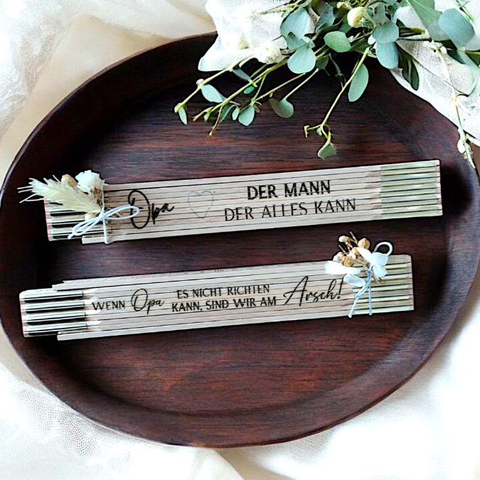SVG Laser Datei Männer Papa Opa Bundle Gravuren für Zollstöcke Meterstab Werkzeug SVG Datei – Bild 2