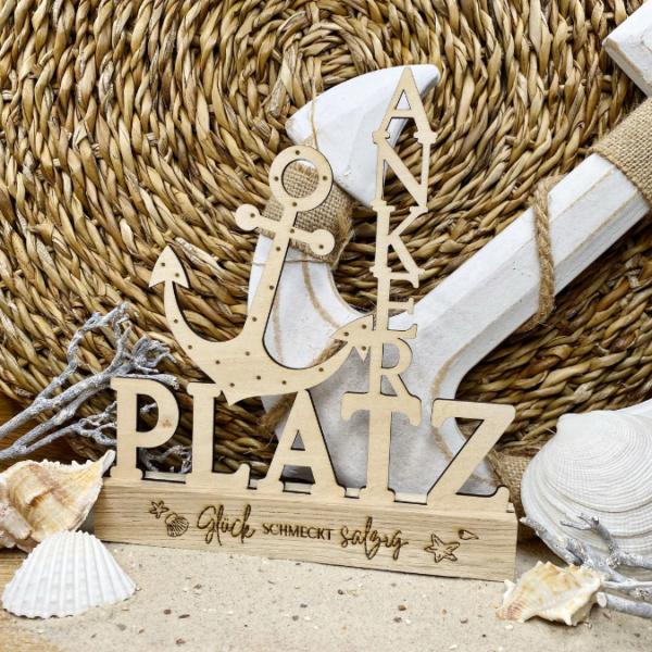 SVG Laser Datei Schriftzug für Klötzchen Easy Sticks Ankerplatz Anker Heimathafen 3 Designs Lasercut – Bild 8