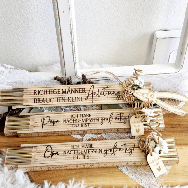 SVG Laser Datei Männer Papa Opa Bundle Gravuren für Zollstöcke Meterstab Werkzeug SVG Datei – Bild 14