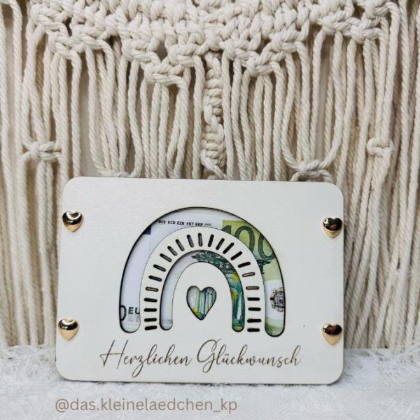 SVG Laser Datei Geburt Geldgeschenk Verpackung für Geld 4 Designs Hallo Baby Geldkarten Gutscheinkarten Laserdatei – Bild 4