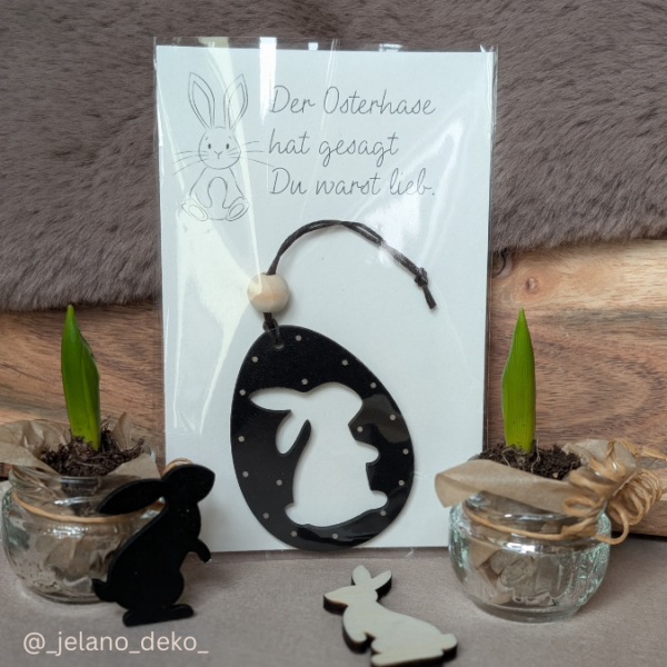 SVG Laser Datei Osteranhänger Ostereianhänger Ostereier Osterhasen Anhänger Geschankanhänger Osterdeko Lasercut – Bild 6