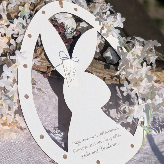 SVG Laser Datei Osteranhänger Ostereianhänger Ostereier Osterhasen Anhänger Geschankanhänger Osterdeko Lasercut – Bild 30