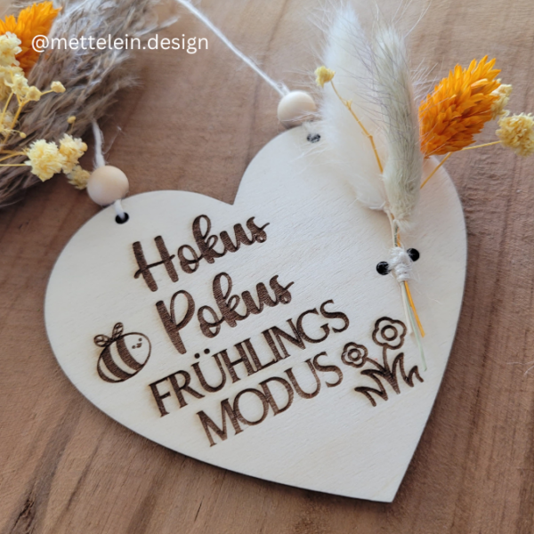 SVG Laser Datei Gravur Hokus Pokus Frühlingsmodus Frühling Spring – Bild 2