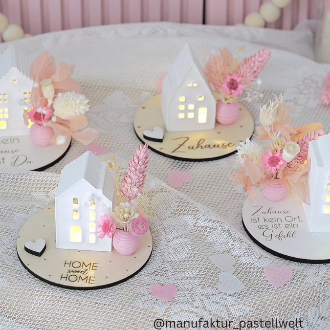 SVG Laser Datei - Geschenkscheiben für Gießteile Home Zuhause Heimathafen Ankerplatz mit kleinen Häuschen für Gießteile Laserdatei – Bild 32