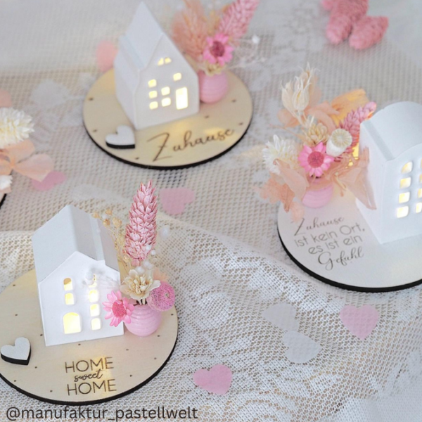 SVG Laser Datei - Geschenkscheiben für Gießteile Home Zuhause Heimathafen Ankerplatz mit kleinen Häuschen für Gießteile Laserdatei – Bild 34